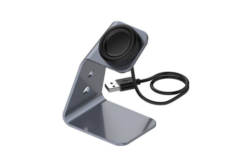 Wigento Für Samsung Galaxy Watch FE / 4 / 4 Classic Wireless Charger Station Stromadapter von Wigento