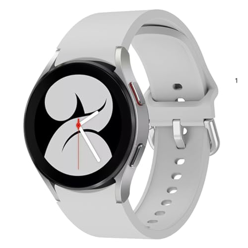 Wigento Für Samsung Galaxy Watch FE / 6/5 / 4 40 44 mm/Watch 5 Pro 45mm / Watch 6/4 Classic 43 47 mm / 42 46 mm Uhr Smart Watch Kunststoff/Silikon Armband Ersatz Arm Band Grau Wigento Für Samsung Galaxy Watch FE / 6/5 / 4 40 44 mm/Watch 5 Pro 45mm / Watch 6/4 Classic 43 47 mm / 42 46 mm Uhr Smart Watch Kunststoff/Silikon Armband Ersatz Arm Band Grau von Wigento