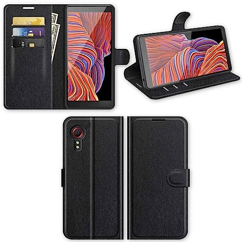 Für Samsung Galaxy Xcover 5 Tasche Wallet Premium Schwarz Schutz Hülle Case Cover Etuis Neu Zubehör Für Samsung Galaxy Xcover 5 Tasche Wallet Premium Schwarz Schutz Hülle Case Cover Etuis Neu Zubehör von Wigento