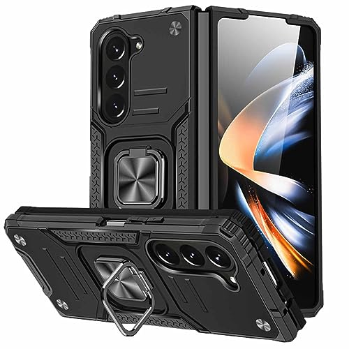 Wigento Für Samsung Galaxy Z Fold5 5G Armor Magnet Ring Cover Handy Hülle Tasche Cover Schwarz Neu Wigento Für Samsung Galaxy Z Fold5 5G Armor Magnet Ring Cover Handy Hülle Tasche Cover Schwarz Neu von Wigento