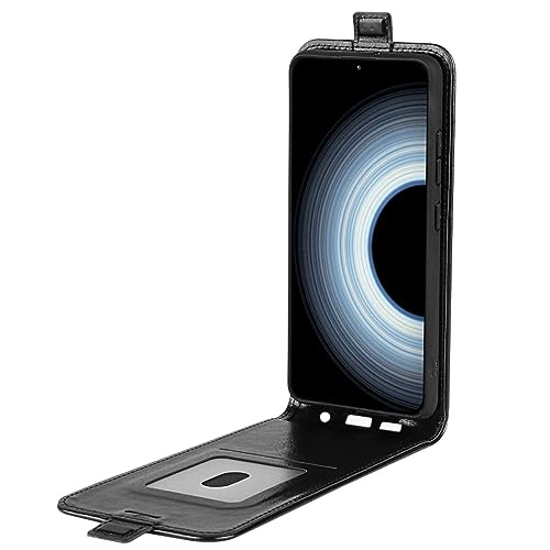 Wigento Für Xiaomi 12T / 12T Pro Fliptasche Premium Schwarz Hülle Case Cover Schutz Zubehör Etui Neu von Wigento