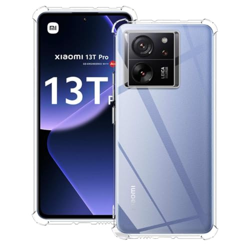 Wigento Für Xiaomi 13T / 13T Pro Schock TPU Schutz Handy Hülle Tasche Etui Cover Transparent Wigento Für Xiaomi 13T / 13T Pro Schock TPU Schutz Handy Hülle Tasche Etui Cover Transparent von Wigento