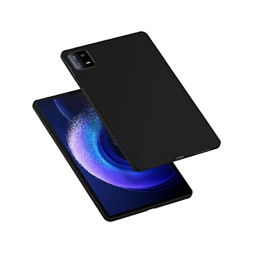 Wigento Für Xiaomi Pad 6 / Pad 6 Pro 11 Zoll Schwarz Tablet Tasche Hülle TPU Silikon Etuis Cover von Wigento
