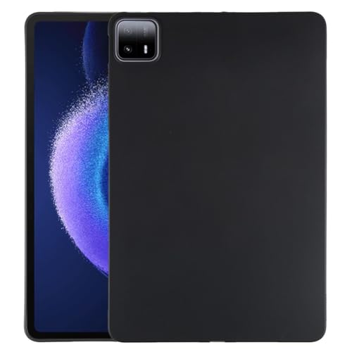 Wigento Für Xiaomi Pad 6 Max 14 Schwarz Tablet Tasche Hülle Case TPU Silikon dünn von Wigento