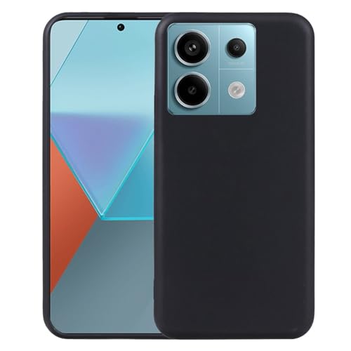 Wigento Für Xiaomi Redmi Note 13 Pro/Poco X6 Silikon TPU Schutz Handy Hülle Tasche Etui Cover Schwarz von Wigento