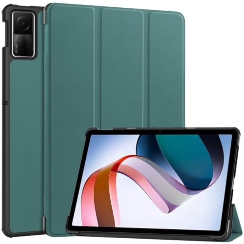 Wigento Für Xiaomi Redmi Pad 2 / SE 11 Zoll 3folt Wake UP Smart Standfunktion Cover Grün Tablet Tasche Etuis Hülle von Wigento
