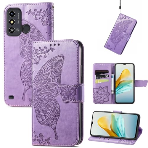 Wigento Für ZTE Blade A53 Kunstleder Handy Tasche Book Motiv 7 Schutz Hülle Case Cover Etui Neu von Wigento