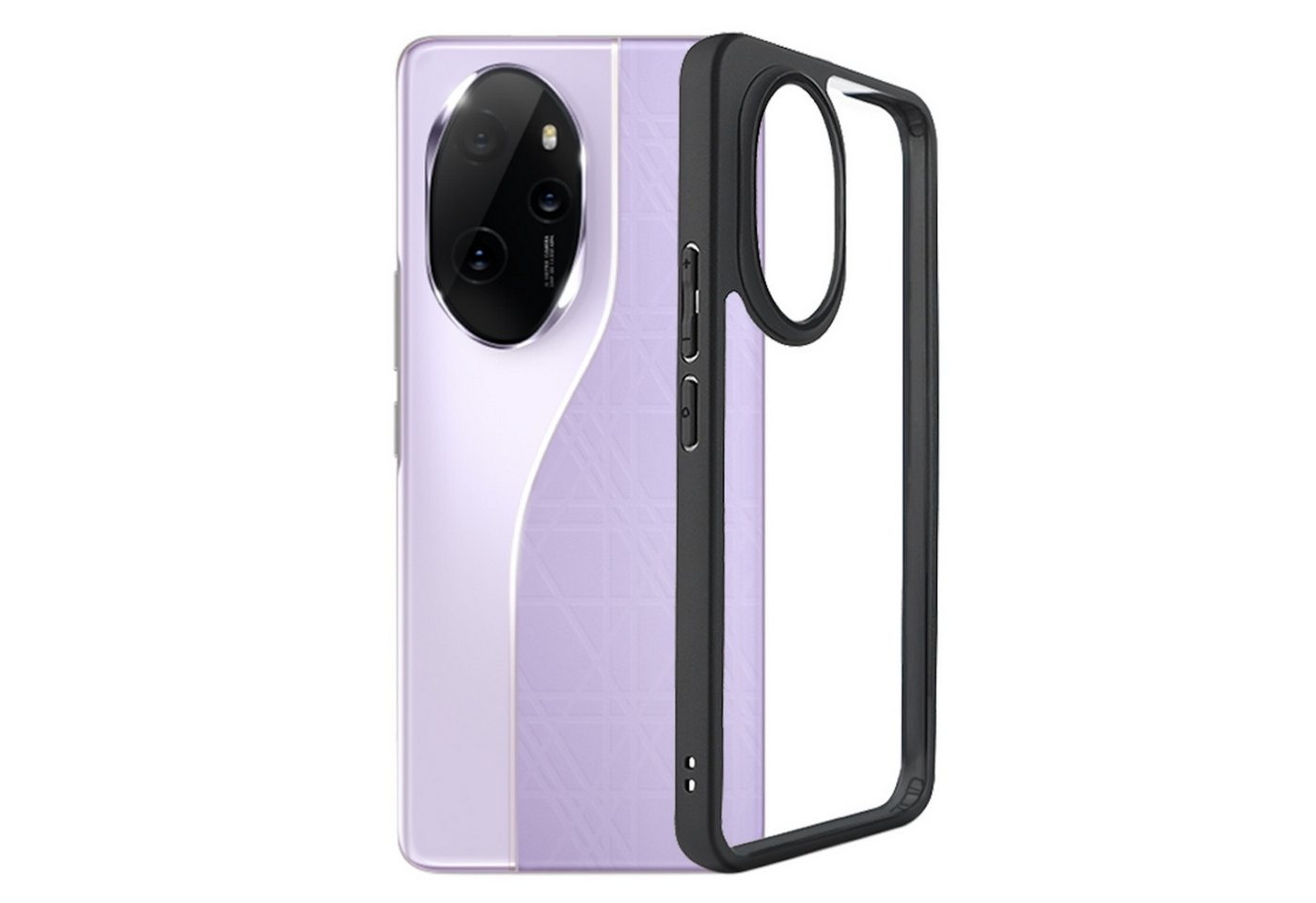 Wigento Handyhülle Für Honor 200 Frosted TPU + Transparent PC Schutz Hülle Case Schwarz Wigento Handyhülle Für Honor 200 Frosted TPU + Transparent PC Schutz Hülle Case Schwarz von Wigento