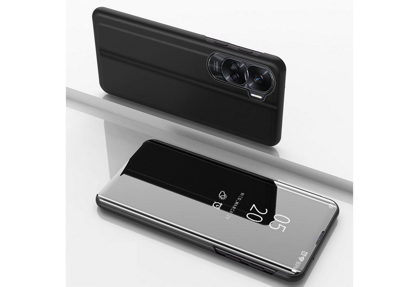 Wigento Handyhülle Für Honor 90 Lite View Spiegel Handy Smart Cover Wake UP Funktion Case Wigento Handyhülle Für Honor 90 Lite View Spiegel Handy Smart Cover Wake UP Funktion Case von Wigento