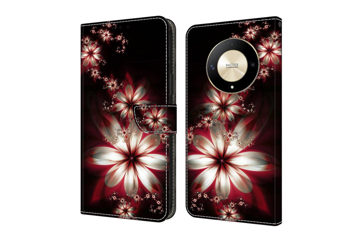 Wigento Handyhülle Für Honor Magic 6 Lite Kunst Leder Book Wallet Schutz Tasche Motiv 5 Wigento Handyhülle Für Honor Magic 6 Lite Kunst Leder Book Wallet Schutz Tasche Motiv 5 von Wigento