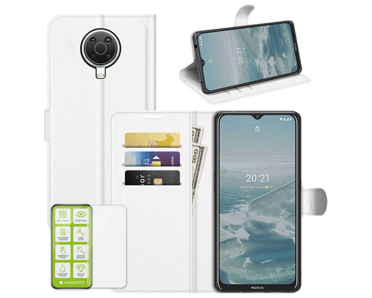 Wigento Handyhülle Für Nokia G10 / G20 Handy Tasche Wallet Premium Schutz Hülle Case Cover Etuis Neu Zubehör von Wigento