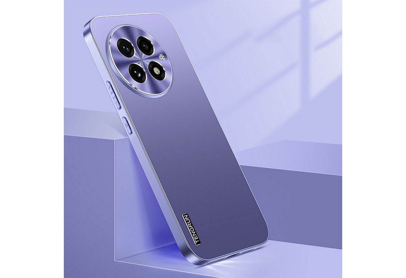 Wigento Handyhülle Für OnePlus 13 Feinmattes Metall Design Optik Handy Hülle Tasche Lila, Mikro-frostige Metallic-Lackierung, stilvolles Design Wigento Handyhülle Für OnePlus 13 Feinmattes Metall Design Optik Handy Hülle Tasche Lila, Mikro-frostige Metallic-Lackierung, stilvolles Design von Wigento