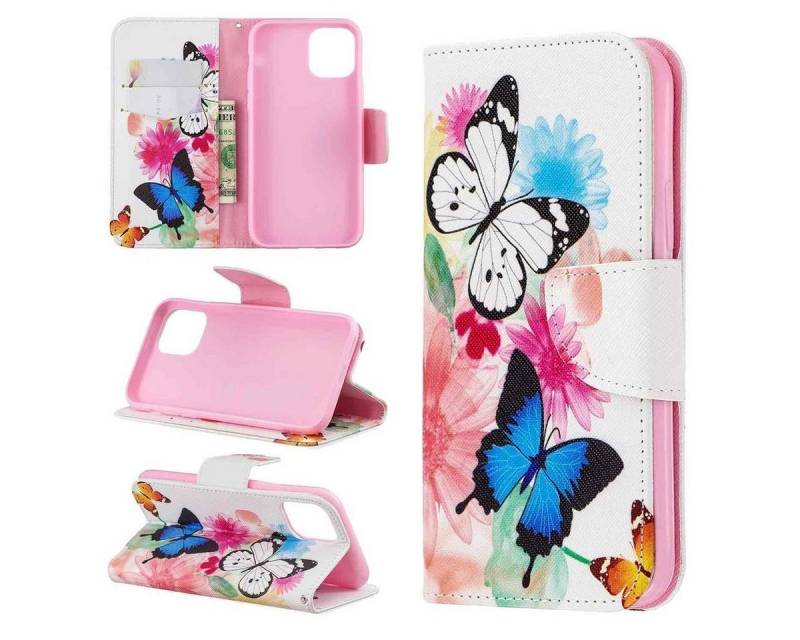 Wigento Handyhülle Für Oppo Find X5 Lite Kunstleder Handy Tasche Book Motiv 5 Schutz Hülle Case Cover Etui Neu von Wigento