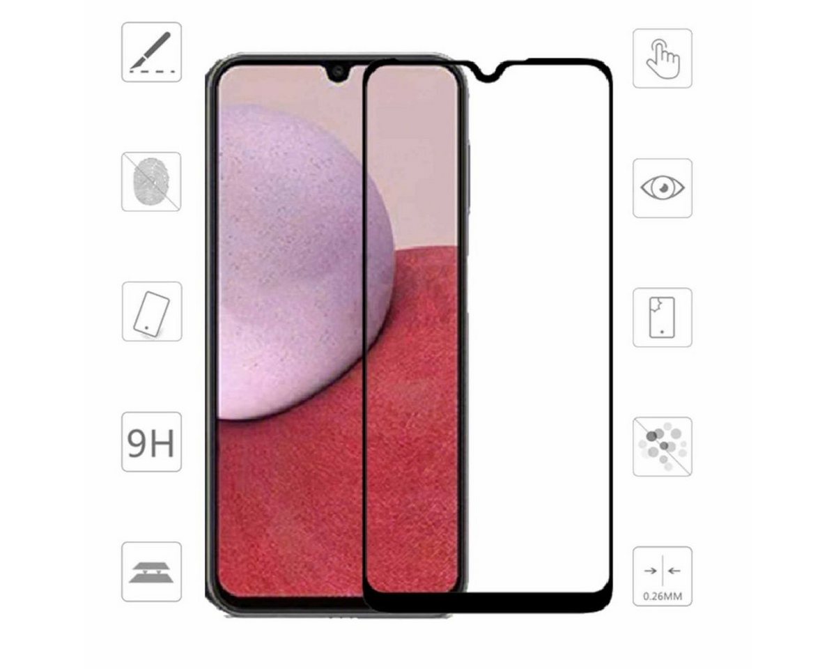 Wigento Handyhülle Für Samsung Galaxy A14 5G 2x 3D Premium 0,3 mm H9 Hart Glas Schwarz Folie Schutz Hülle Neu Wigento Handyhülle Für Samsung Galaxy A14 5G 2x 3D Premium 0,3 mm H9 Hart Glas Schwarz Folie Schutz Hülle Neu von Wigento