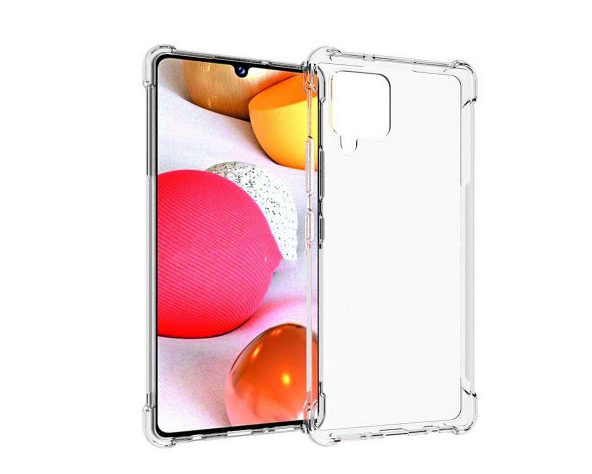 Wigento Handyhülle Für Samsung Galaxy A42 5G Handy Tasche Transparent Schock Hülle Etuis Cover Neu von Wigento