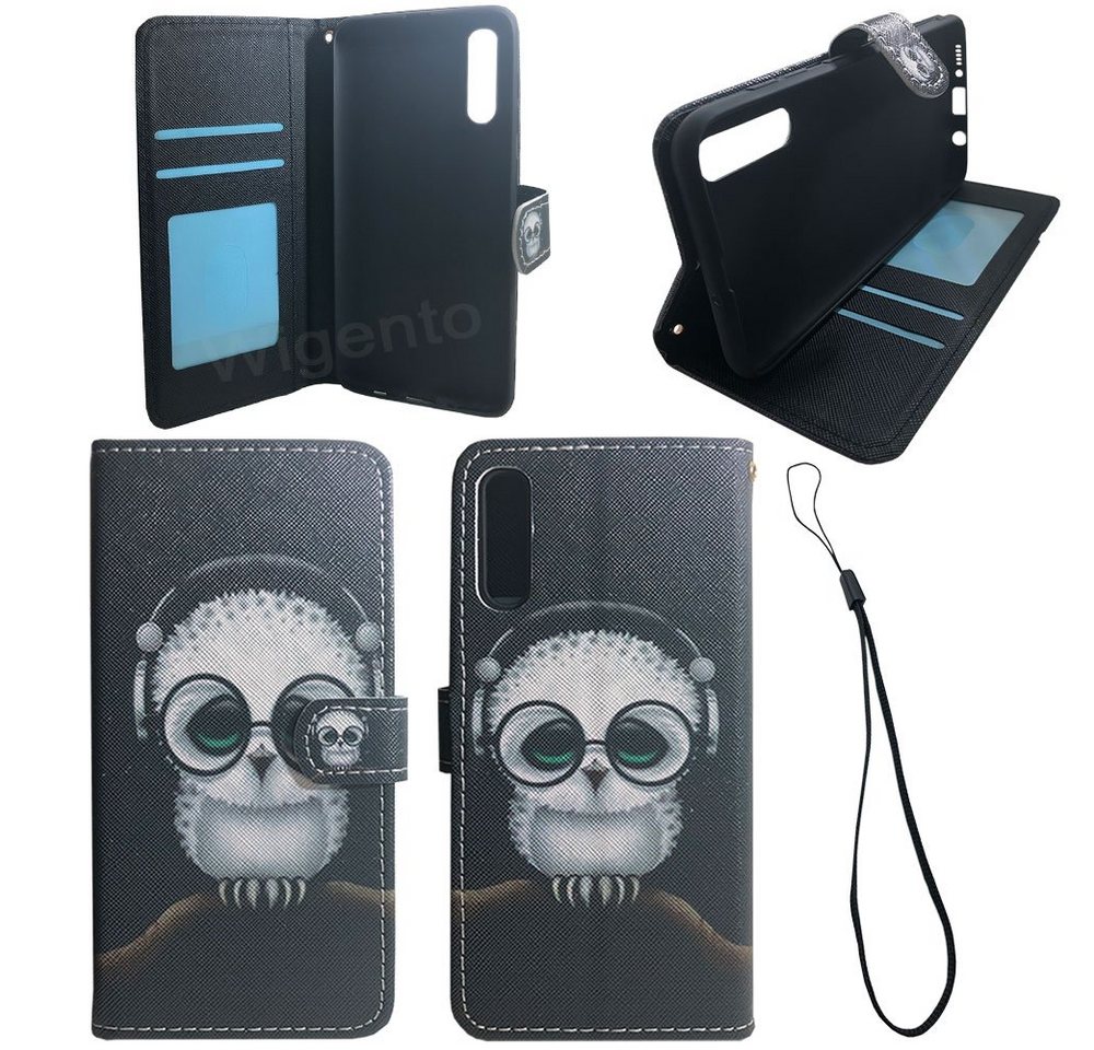 Wigento Handyhülle Für Samsung Galaxy S20 FE G780F G781B Kunst-Leder Handy Tasche Book Motiv 58 Schutz Hülle Case Cover Etui Neu von Wigento