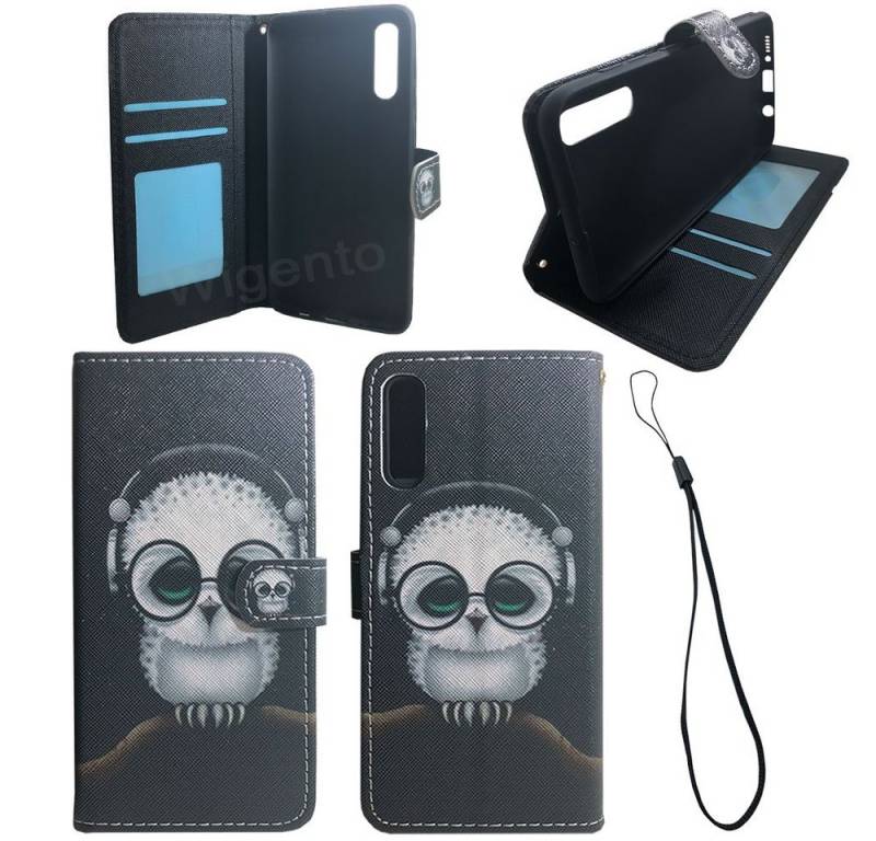 Wigento Handyhülle Für Samsung Galaxy S20 FE G780F G781B Kunst-Leder Handy Tasche Book Motiv 58 Schutz Hülle Case Cover Etui Neu von Wigento