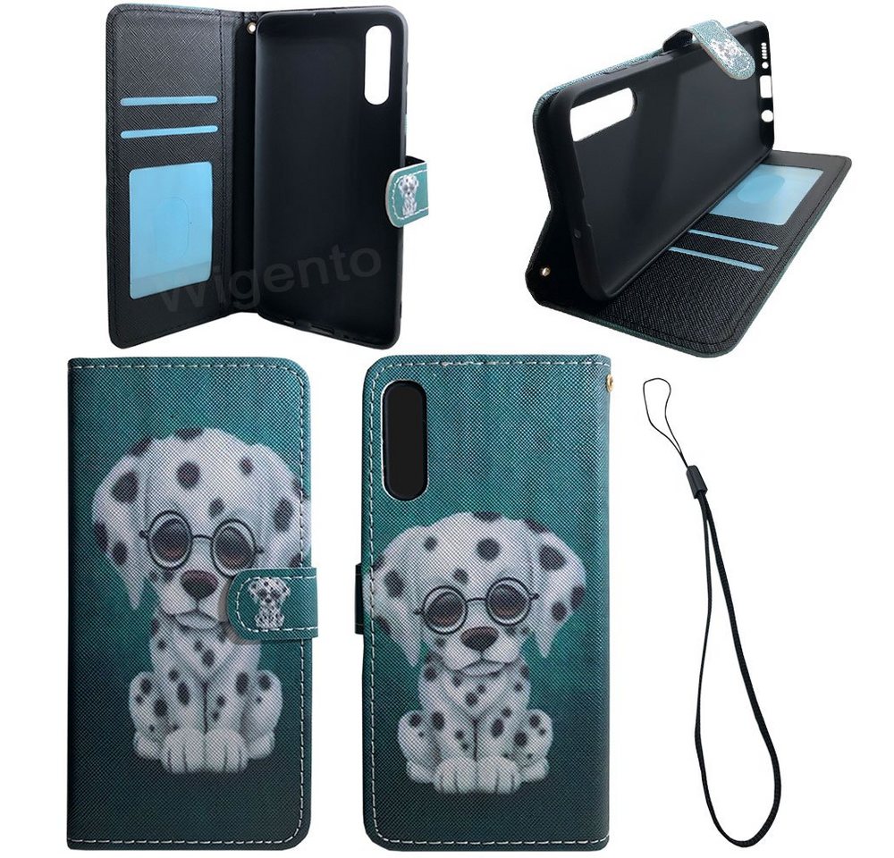 Wigento Handyhülle Für Samsung Galaxy S20 FE G780F G781B Kunst-Leder Handy Tasche Book Motiv 60 Schutz Hülle Case Cover Etui Neu von Wigento