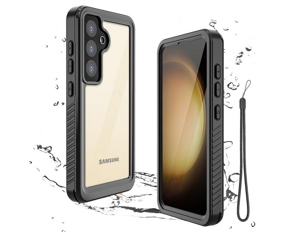 Wigento Handyhülle Für Samsung Galaxy S24 360 Grad Full Body Wasserdichte Hülle Schwarz Wigento Handyhülle Für Samsung Galaxy S24 360 Grad Full Body Wasserdichte Hülle Schwarz von Wigento