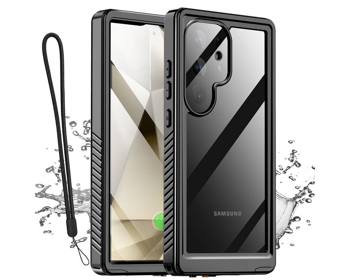 Wigento Handyhülle Für Samsung Galaxy S24 Ultra 360 Grad Full Body Wasserdichte Hülle Wigento Handyhülle Für Samsung Galaxy S24 Ultra 360 Grad Full Body Wasserdichte Hülle von Wigento