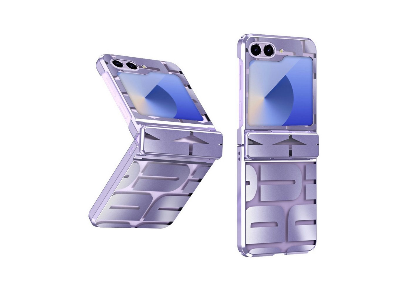 Wigento Handyhülle Für Samsung Galaxy Z Flip6 5G Design Electroplating Schutz Hülle Case, Electroplating Kunststoff Handy Schutz Hülle Wigento Handyhülle Für Samsung Galaxy Z Flip6 5G Design Electroplating Schutz Hülle Case, Electroplating Kunststoff Handy Schutz Hülle von Wigento