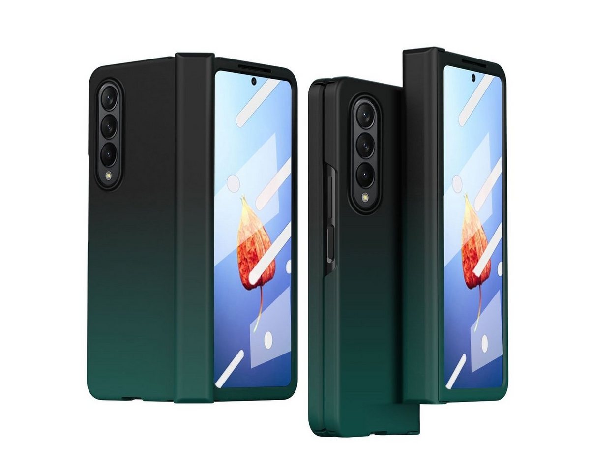 Wigento Handyhülle Für Samsung Galaxy Z Fold4 5G Color Effect Kunststoff Handy Tasche Hülle Etuis Dunkelgrün Wigento Handyhülle Für Samsung Galaxy Z Fold4 5G Color Effect Kunststoff Handy Tasche Hülle Etuis Dunkelgrün von Wigento