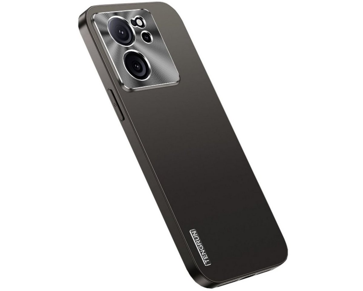 Wigento Handyhülle Für Xiaomi 13T / 13T Pro Feinmattes Metall Design Handy Hülle Schwarz Wigento Handyhülle Für Xiaomi 13T / 13T Pro Feinmattes Metall Design Handy Hülle Schwarz von Wigento