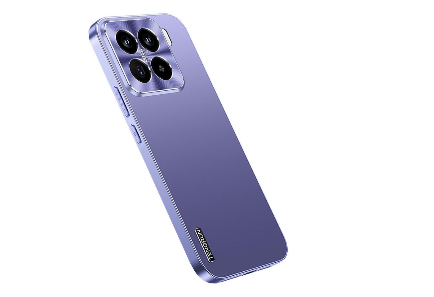 Wigento Handyhülle Für Xiaomi 15 Pro Feinmattes Metall Design Handy Hülle Tasche Lila, Mikro-frostige Metallic-Lackierung, stilvolles Design Wigento Handyhülle Für Xiaomi 15 Pro Feinmattes Metall Design Handy Hülle Tasche Lila, Mikro-frostige Metallic-Lackierung, stilvolles Design von Wigento