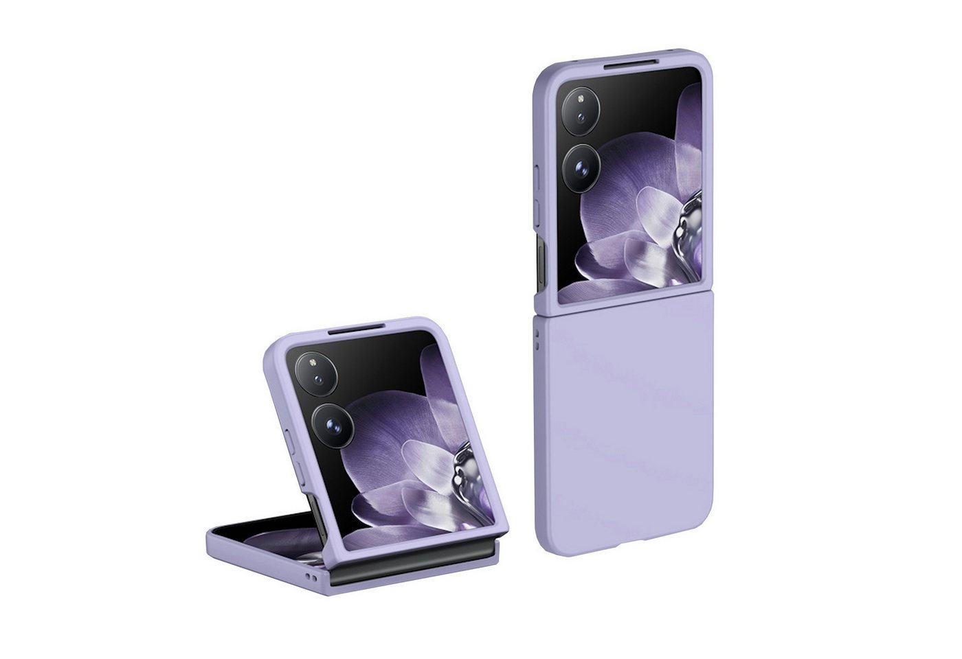 Wigento Handyhülle Für Xiaomi Mix Flip Kunststoff Skin Feel Schutz Hülle Cover Case Lila, Kunststoff Skin Feel Handy Schutz Hülle Wigento Handyhülle Für Xiaomi Mix Flip Kunststoff Skin Feel Schutz Hülle Cover Case Lila, Kunststoff Skin Feel Handy Schutz Hülle von Wigento