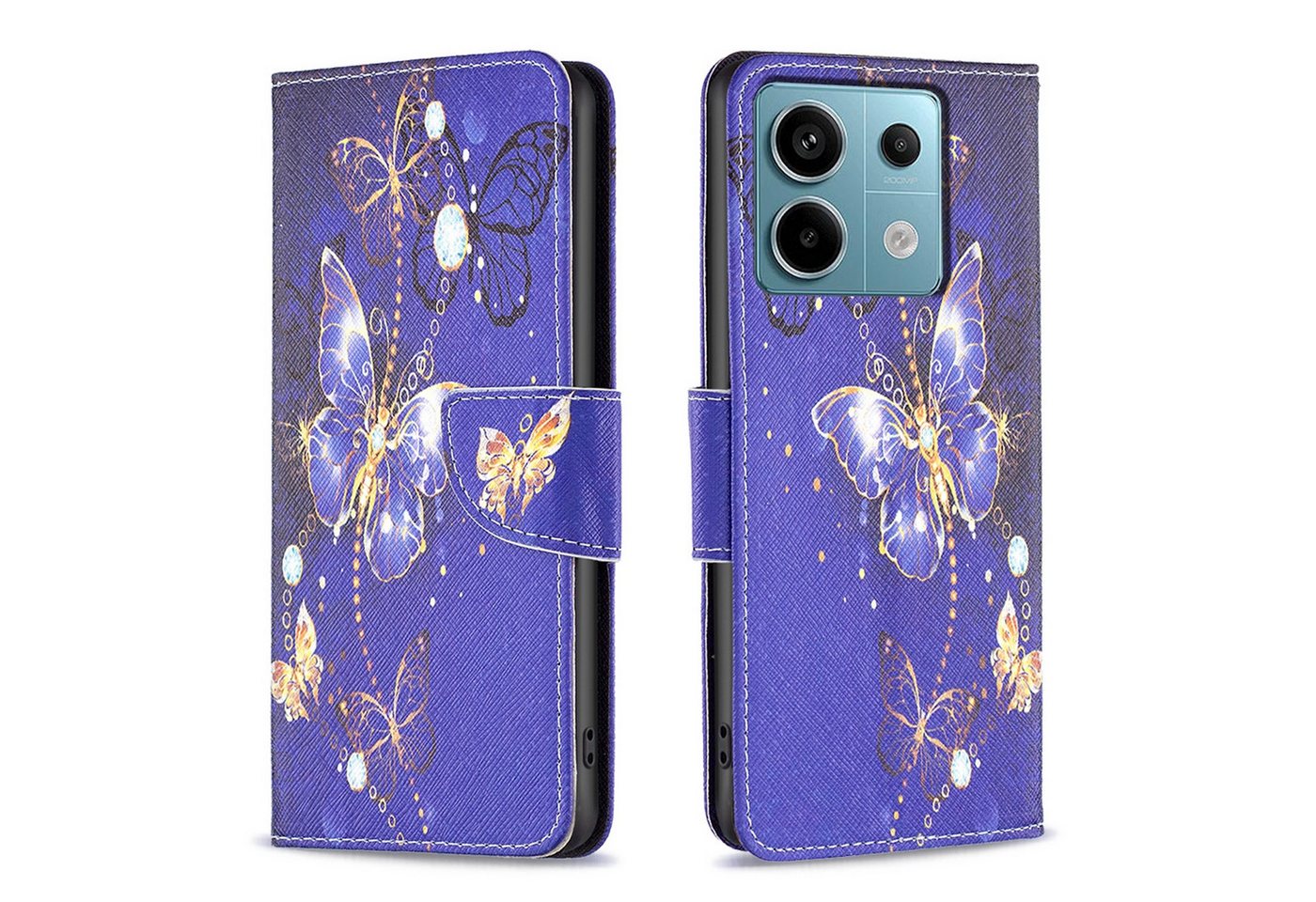 Wigento Handyhülle Für Xiaomi Poco M6 Pro 4G / Redmi Note 13 Pro 4G Wallet Tasche Motiv 7 Wigento Handyhülle Für Xiaomi Poco M6 Pro 4G / Redmi Note 13 Pro 4G Wallet Tasche Motiv 7 von Wigento
