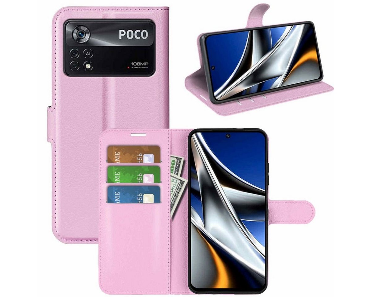 Wigento Handyhülle Für Xiaomi Poco X4 Pro 5G Handy Tasche Wallet Premium Schutz Hülle Case Cover Etuis Neu Zubehör Wigento Handyhülle Für Xiaomi Poco X4 Pro 5G Handy Tasche Wallet Premium Schutz Hülle Case Cover Etuis Neu Zubehör von Wigento