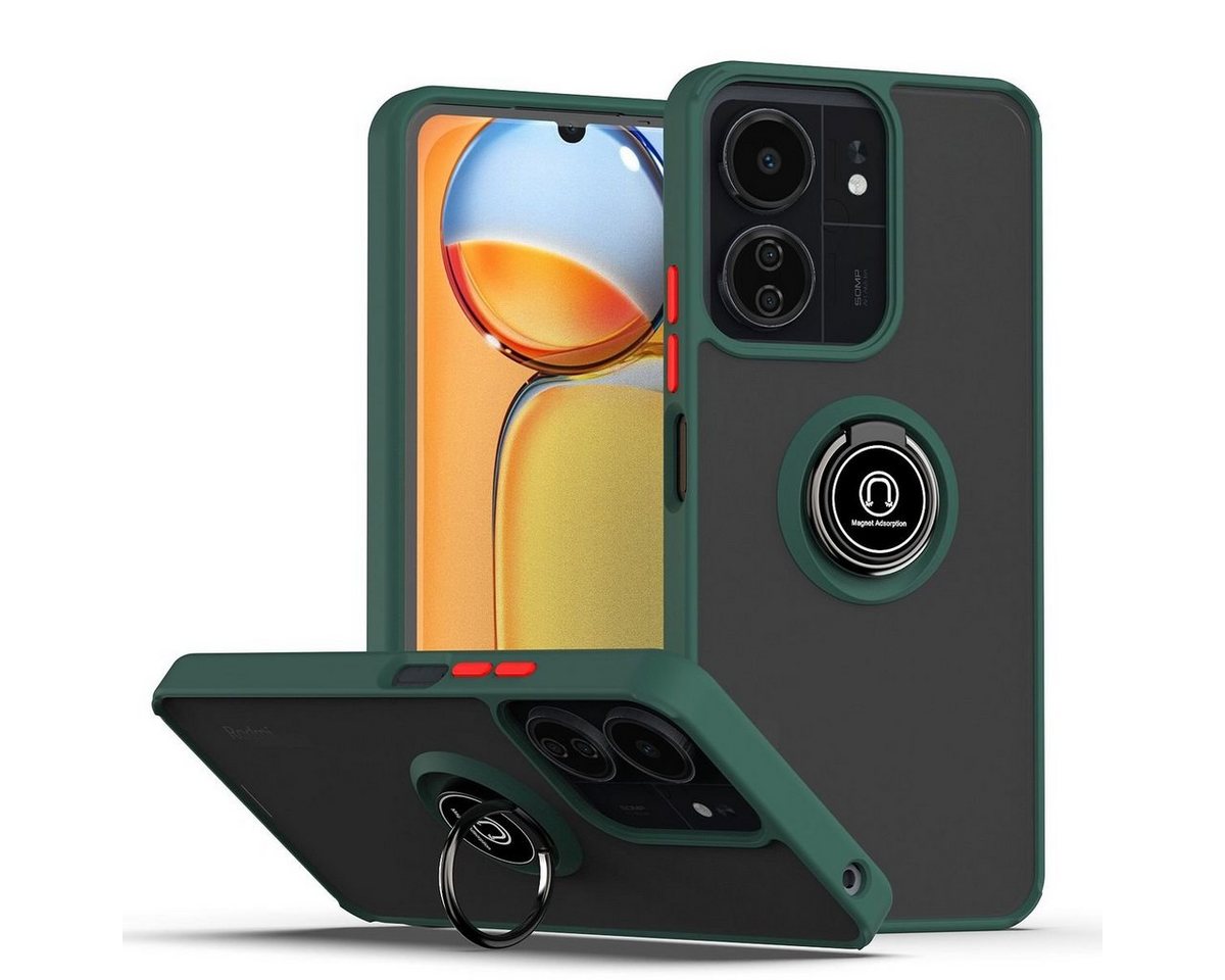 Wigento Handyhülle Für Xiaomi Redmi 13C Shadow Design mit Ring TPU + PC Schutz Hülle Case Wigento Handyhülle Für Xiaomi Redmi 13C Shadow Design mit Ring TPU + PC Schutz Hülle Case von Wigento