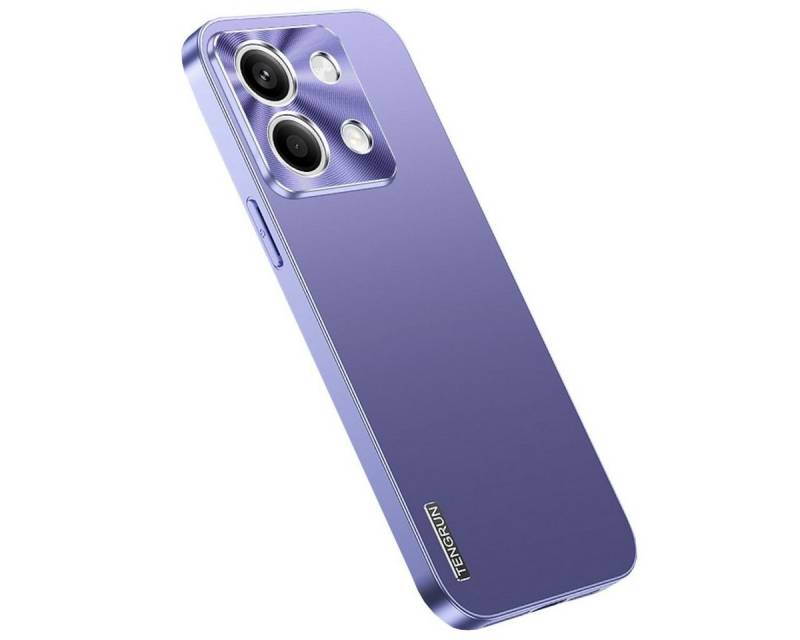 Wigento Handyhülle Für Xiaomi Redmi Note 13 Feinmattes Metall Design Handy Schutz Hülle von Wigento