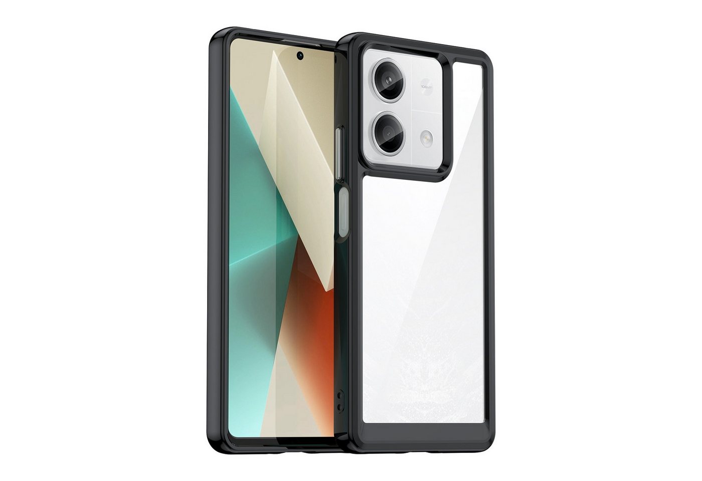 Wigento Handyhülle Für Xiaomi Redmi Note 13 TPU / Acryl Handy Hülle Case Cover Schwarz Wigento Handyhülle Für Xiaomi Redmi Note 13 TPU / Acryl Handy Hülle Case Cover Schwarz von Wigento