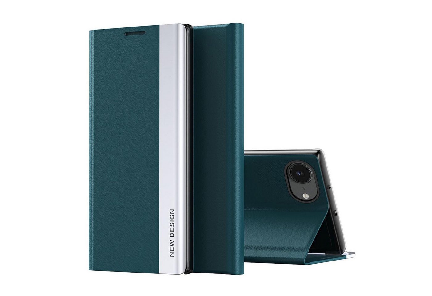 Wigento Smartphone-Hülle Für Apple iPhone 16e Electroplated Flip Kunstleder Schutz Hülle Grün, Seiten-Elektroplattierung, Flip-Stand, Adsorptionsfunktion Wigento Smartphone-Hülle Für Apple iPhone 16e Electroplated Flip Kunstleder Schutz Hülle Grün, Seiten-Elektroplattierung, Flip-Stand, Adsorptionsfunktion von Wigento