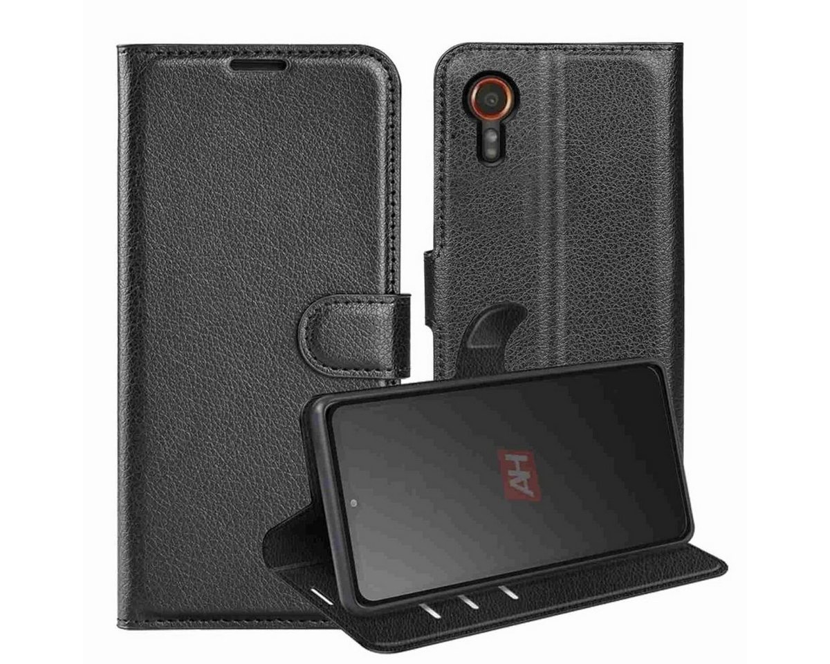 Wigento Smartphone-Hülle Für Samsung Galaxy XCover 7 Book Wallet Schutz Handy Hülle Tasche Etui Wigento Smartphone-Hülle Für Samsung Galaxy XCover 7 Book Wallet Schutz Handy Hülle Tasche Etui von Wigento