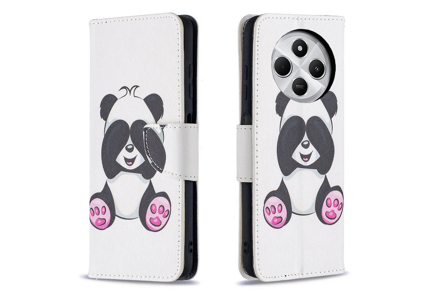 Wigento Smartphone-Hülle Für Xiaomi Redmi 14C Kunstleder Tasche Hülle Book Wallet Motiv Design, Kunst-Leder Schutzhülle magnetischer Verschluss Wigento Smartphone-Hülle Für Xiaomi Redmi 14C Kunstleder Tasche Hülle Book Wallet Motiv Design, Kunst-Leder Schutzhülle magnetischer Verschluss von Wigento