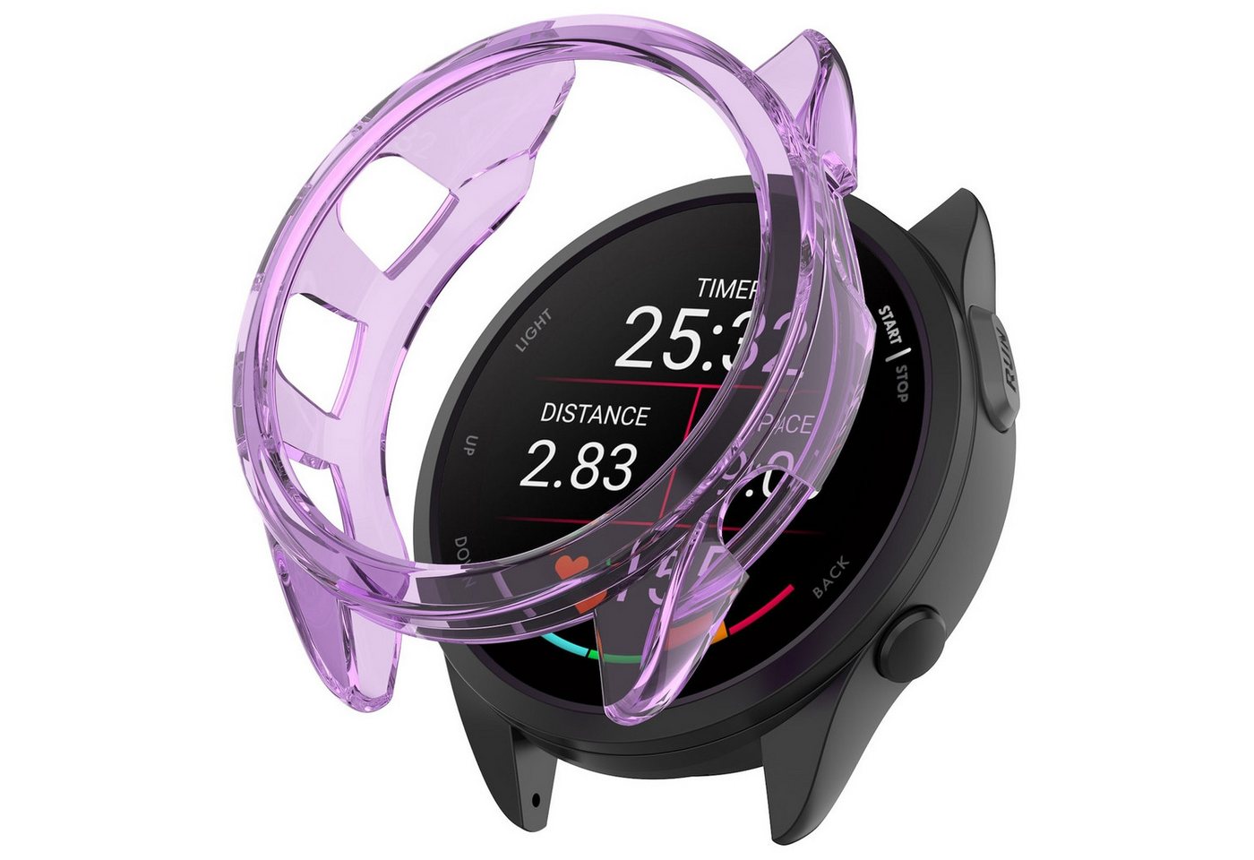Wigento Smartwatch-Hülle Für Garmin Forerunner 165 / 165 Music TPU Watch Schutz Gehäuse Lila Wigento Smartwatch-Hülle Für Garmin Forerunner 165 / 165 Music TPU Watch Schutz Gehäuse Lila von Wigento