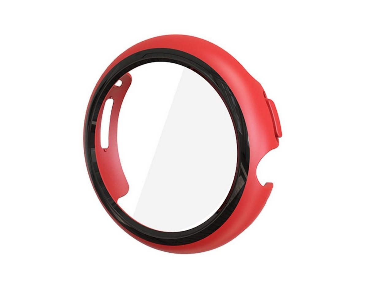 Wigento Smartwatch-Hülle Für Google Pixel Watch 1 + 2 Schutz PC Watch Gehäuse Hülle Cover Rot von Wigento