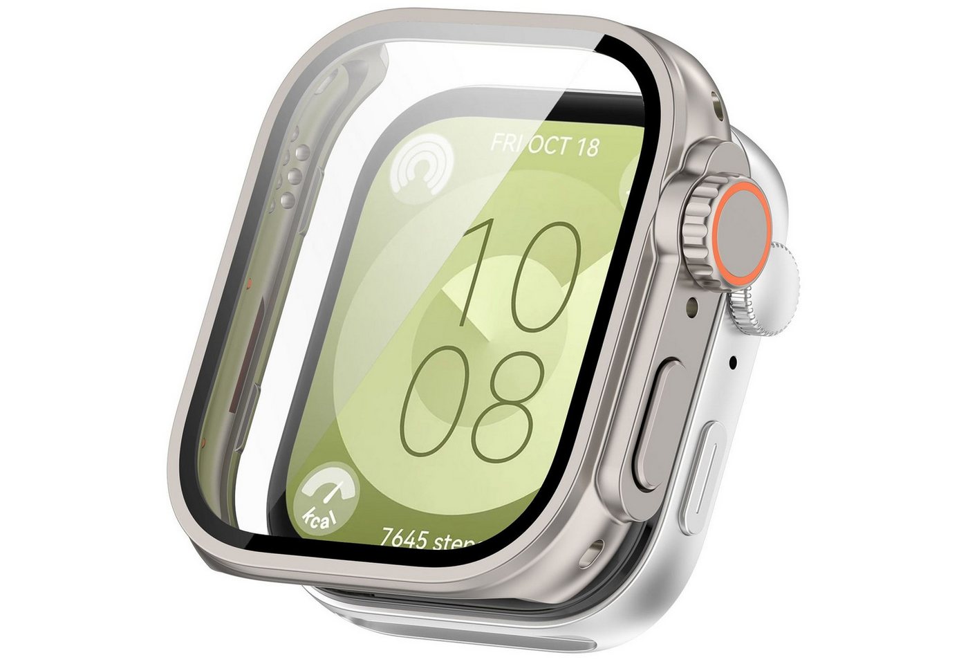 Wigento Smartwatch-Hülle Für Huawei Watch Fit 3 Schutz Hülle Case Tasche H9 Hart Glas Starlight Wigento Smartwatch-Hülle Für Huawei Watch Fit 3 Schutz Hülle Case Tasche H9 Hart Glas Starlight von Wigento