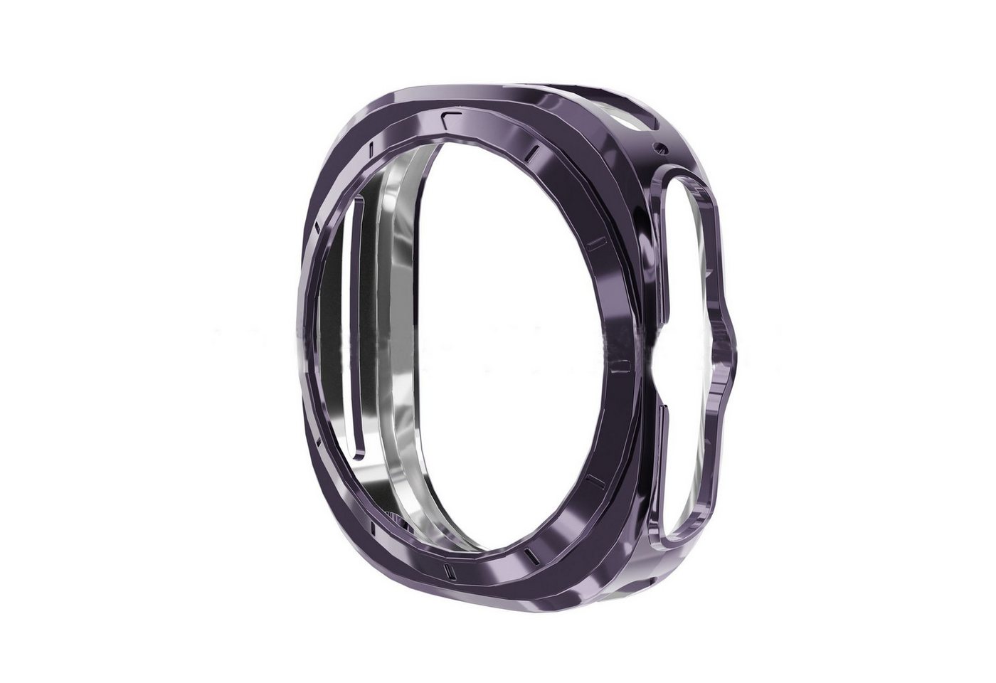 Wigento Smartwatch-Hülle Für Samsung Galaxy Watch Ultra 47mm TPU Schutz Hülle Gehäuse Case Lila Wigento Smartwatch-Hülle Für Samsung Galaxy Watch Ultra 47mm TPU Schutz Hülle Gehäuse Case Lila von Wigento