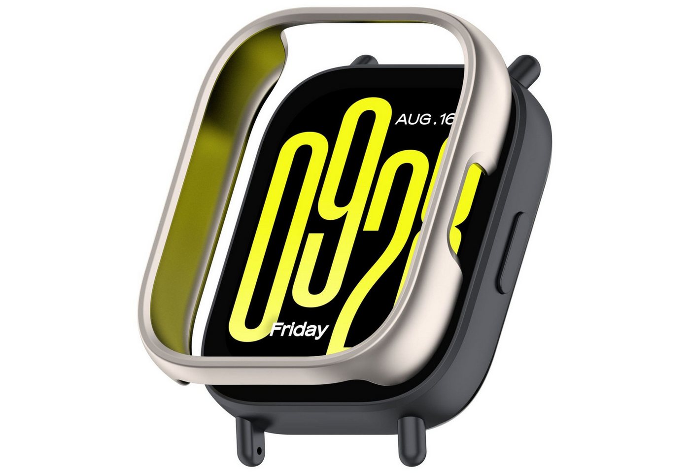 Wigento Smartwatch-Hülle Für Xiaomi Redmi Watch 5 Active Kunststoff Hülle Schutz Gehäuse Beige, PC-Schutzhülle für optimalen Schutz und einfache Installation Wigento Smartwatch-Hülle Für Xiaomi Redmi Watch 5 Active Kunststoff Hülle Schutz Gehäuse Beige, PC-Schutzhülle für optimalen Schutz und einfache Installation von Wigento