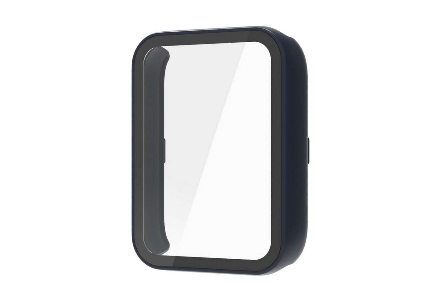Wigento Smartwatch-Hülle Für Xiaomi Smart Band 9 Pro Kunststoff PC Hülle + H9 Glas Dunkelblau, Schutzhülle aus PC + Hart Glas für Rundumschutz von Wigento
