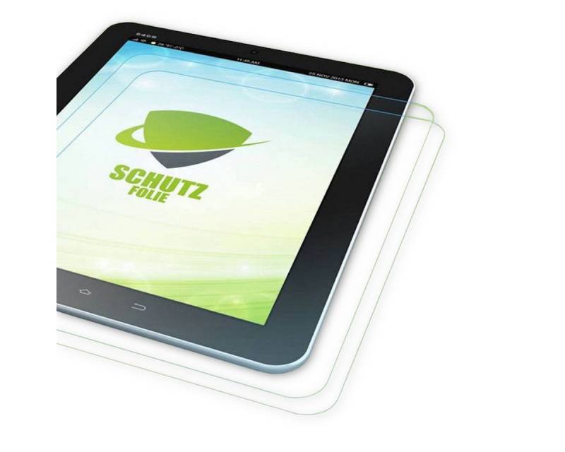 Wigento Tablet-Hülle 2x HD LCD Displayschutz für Lenovo Tab M10 HD 2. Gen 2020 TB-X306F Schutz Folie + Poliertuch von Wigento
