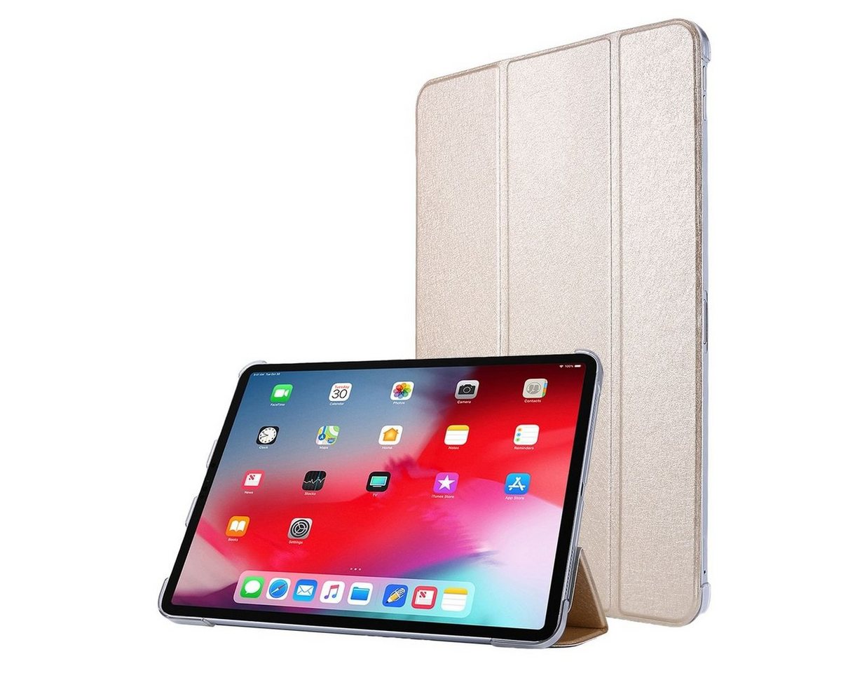 Wigento Tablet-Hülle 3folt Wake UP Smart Cover Schutz Tasche Etuis Hülle Case für Apple iPad Air 2020 4. Gen / iPad Pro 11.0 Zoll 2018 von Wigento