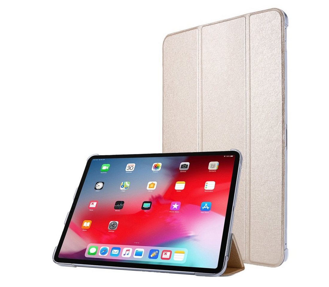 Wigento Tablet-Hülle 3folt Wake UP Smart Cover Schutz Tasche Etuis Hülle Case für Apple iPad Pro 12.9 2020 von Wigento