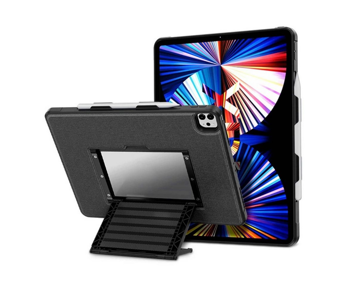 Wigento Tablet-Hülle Für Apple iPad 10.2 2021 /2019 Kunststoff Cover Tablet Tasche Etuis Hülle Case Schutz Schwarz Wigento Tablet-Hülle Für Apple iPad 10.2 2021 /2019 Kunststoff Cover Tablet Tasche Etuis Hülle Case Schutz Schwarz von Wigento