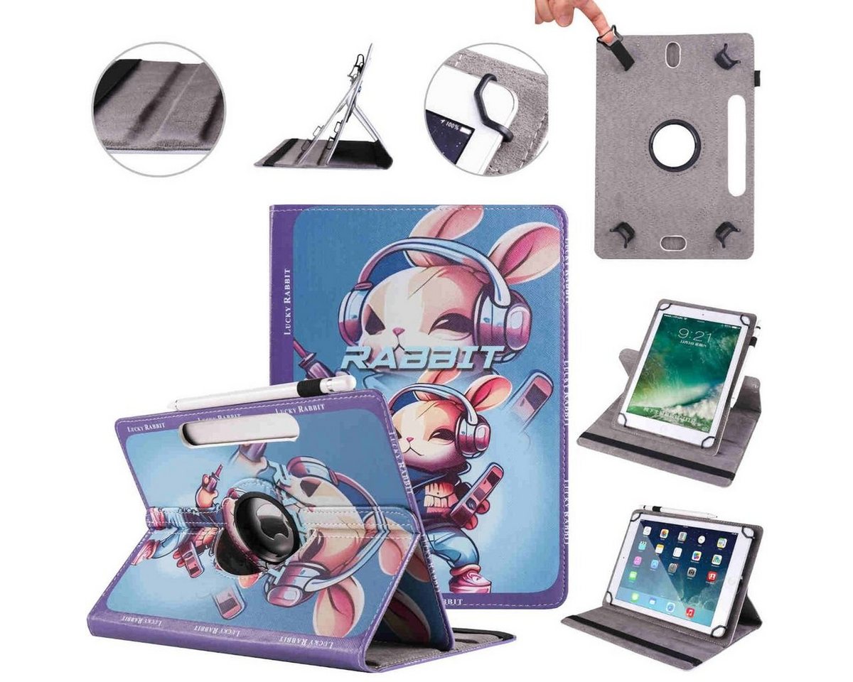 Wigento Tablet-Hülle Für Apple iPad 10.2" 9. / 8. / 7. Gen. 360 Grad Uni M12 Tablet Tasche Wigento Tablet-Hülle Für Apple iPad 10.2" 9. / 8. / 7. Gen. 360 Grad Uni M12 Tablet Tasche von Wigento