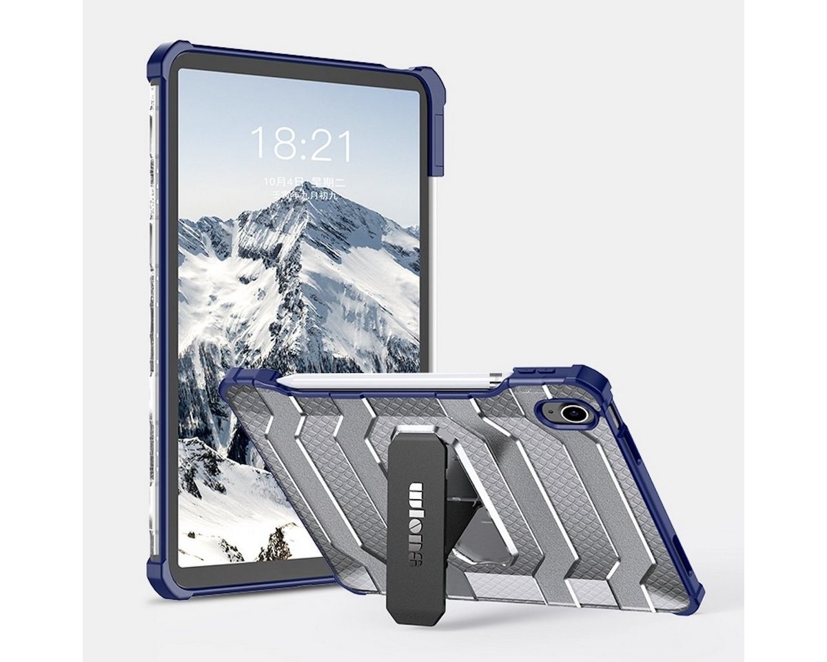 Wigento Tablet-Hülle Für Apple iPad 11. Gen A16 2025 / 10.9 2022 Outdoor Hybrid Blau Tasche Wigento Tablet-Hülle Für Apple iPad 11. Gen A16 2025 / 10.9 2022 Outdoor Hybrid Blau Tasche von Wigento