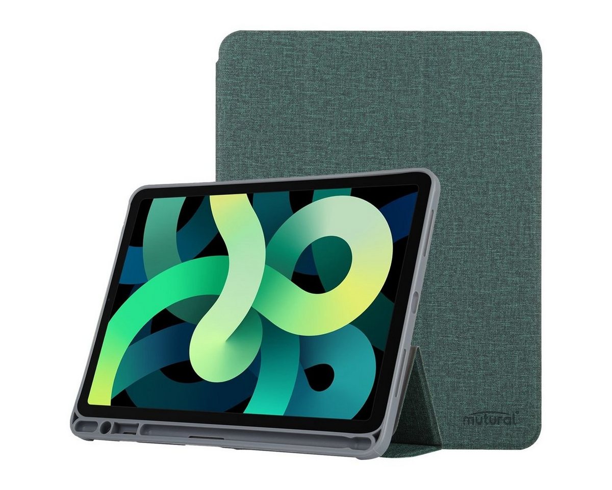 Wigento Tablet-Hülle Für Apple iPad Air 10.9 2020 Original Mutural 3 folt Wake UP Smart Cover Tablet Tasche Etuis von Wigento